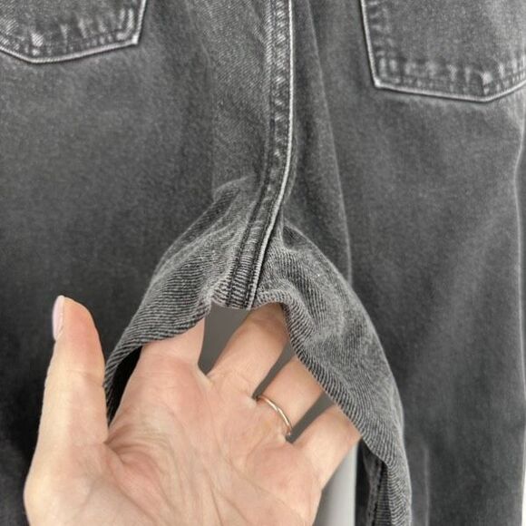 L.L. Bean Double L Comfort Waist Jeans Size 20 Mom Jeans Hi Rise Black - Picture 7 of 12